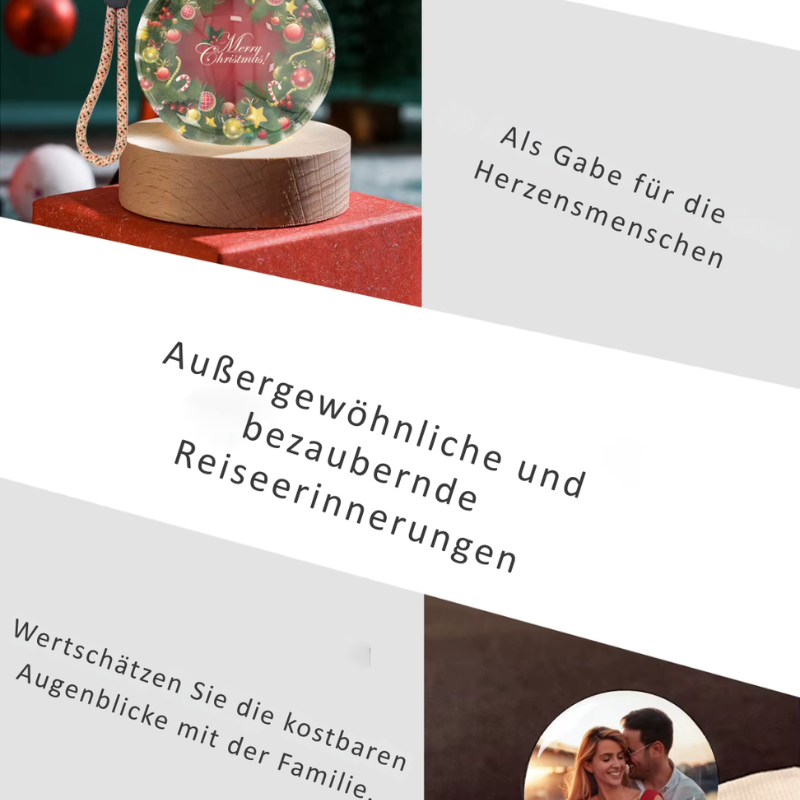 Yuna 3D-Kristallkugel - Video-Fotoalbum