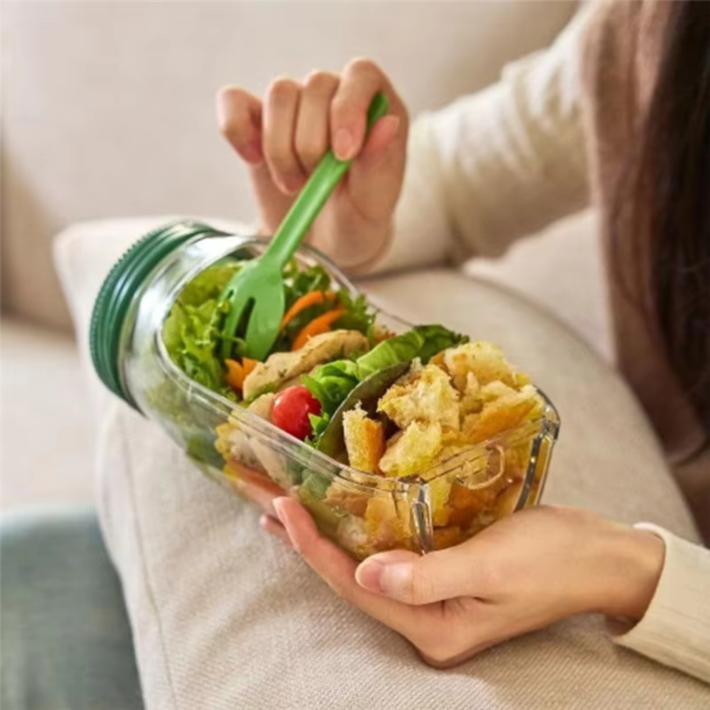 SmartCube - Die mitnehmbare Salatbowl