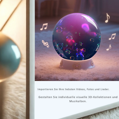 Yuna 3D-Kristallkugel - Video-Fotoalbum